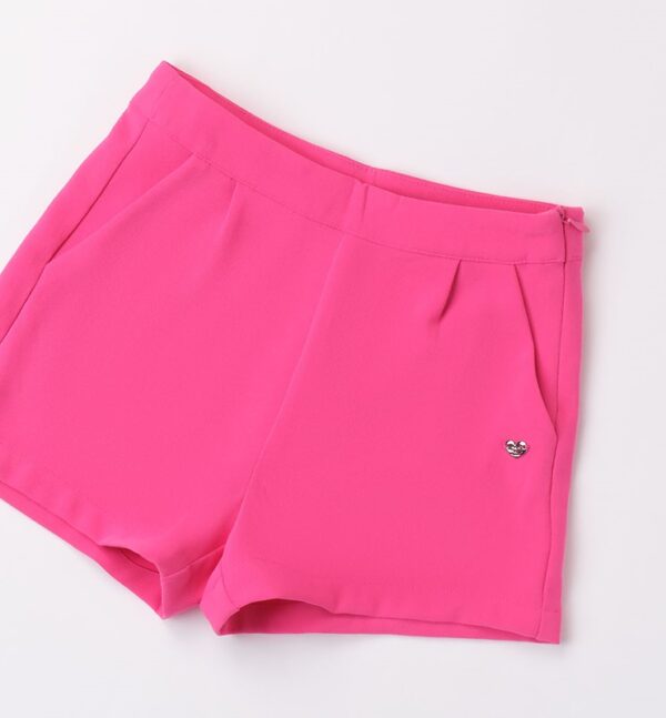 Pantalone tessuto navetta corto