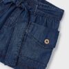 Pantalone corto denim tencel