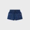 Pantalone corto denim tencel