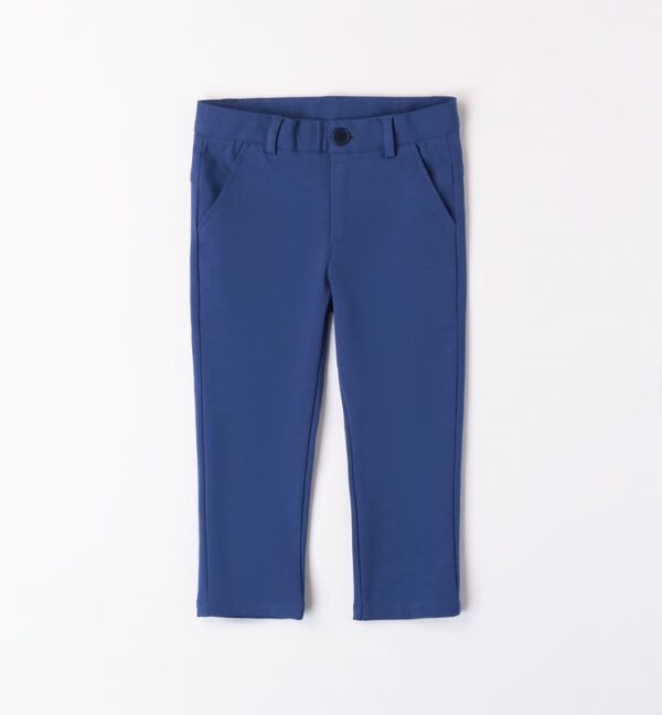 Pantalone maglia tagliata lungo