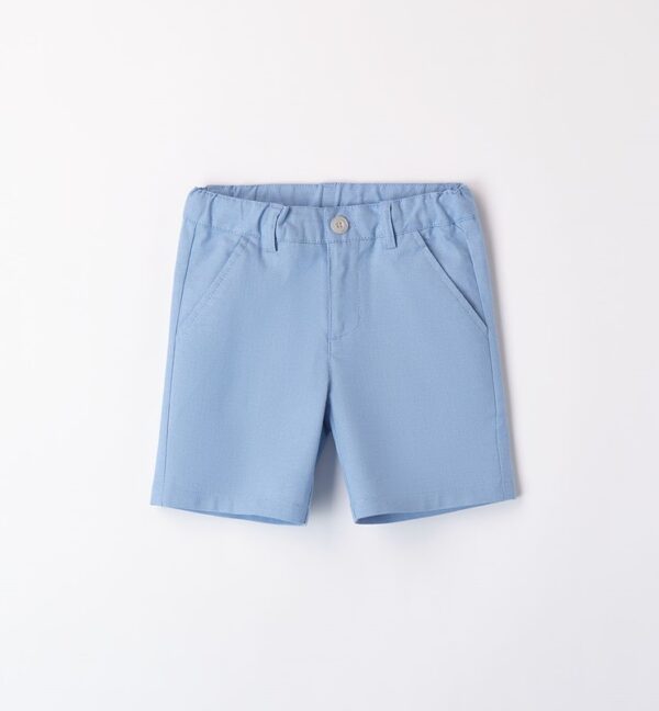 Pantalone tessuto navetta corto