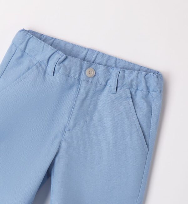 Pantalone tessuto navetta corto