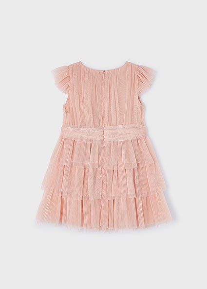 Vestito tulle plissettato