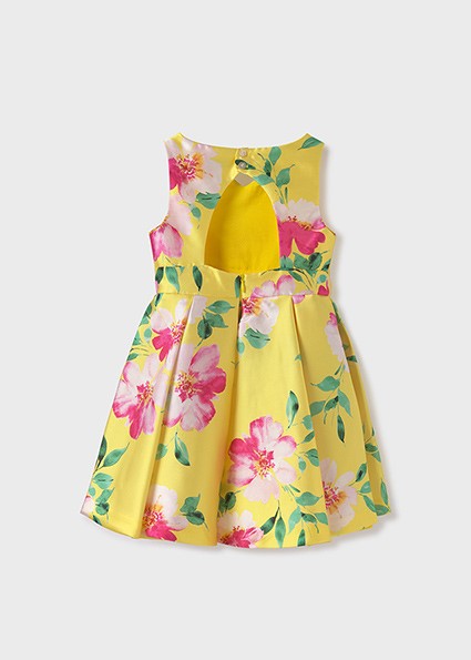 Vestito mikado stampato