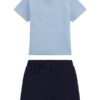 Set t-shirt+terry shorts_cere