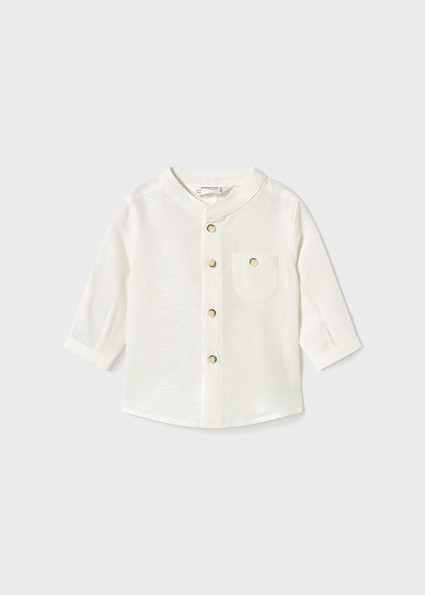 Camicia m/l collo coreano