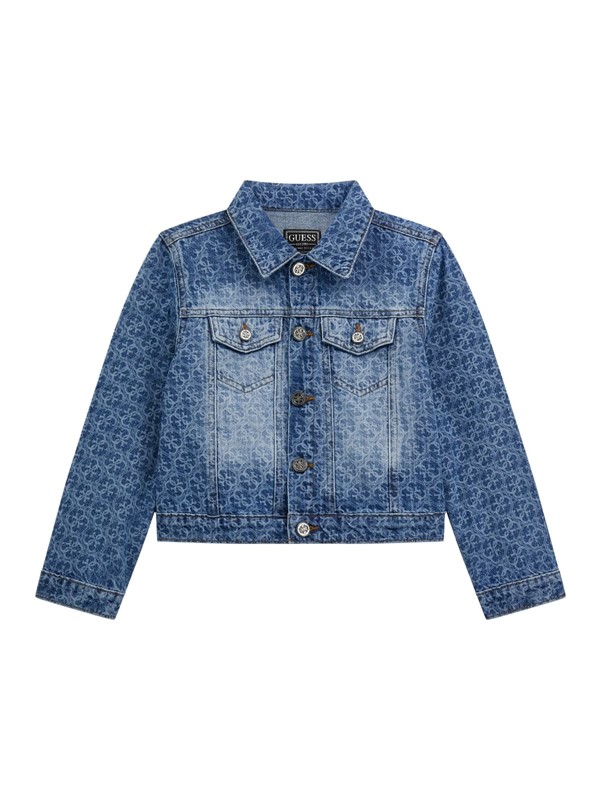 Rigid denim jacket w/4g laser