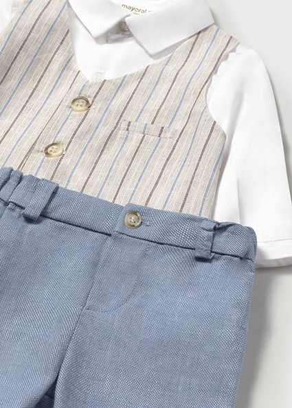 Compl. pantalone corto gilet