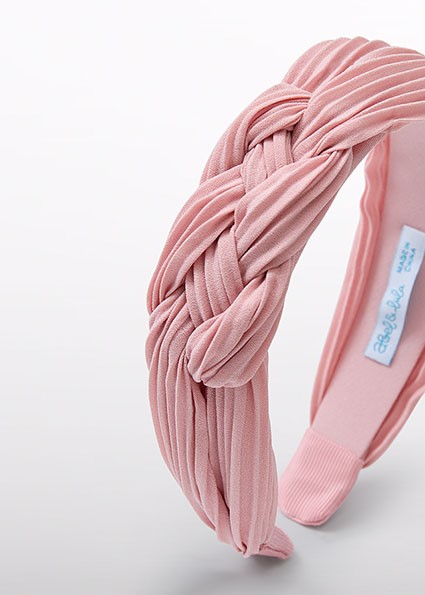 Cerchietto chiffon plissettat