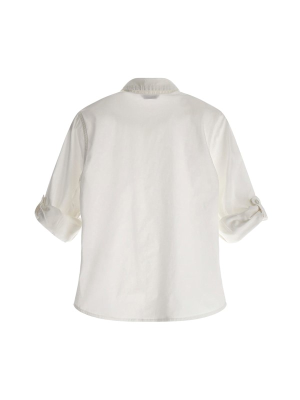 Str. poplin adj. ls shirt