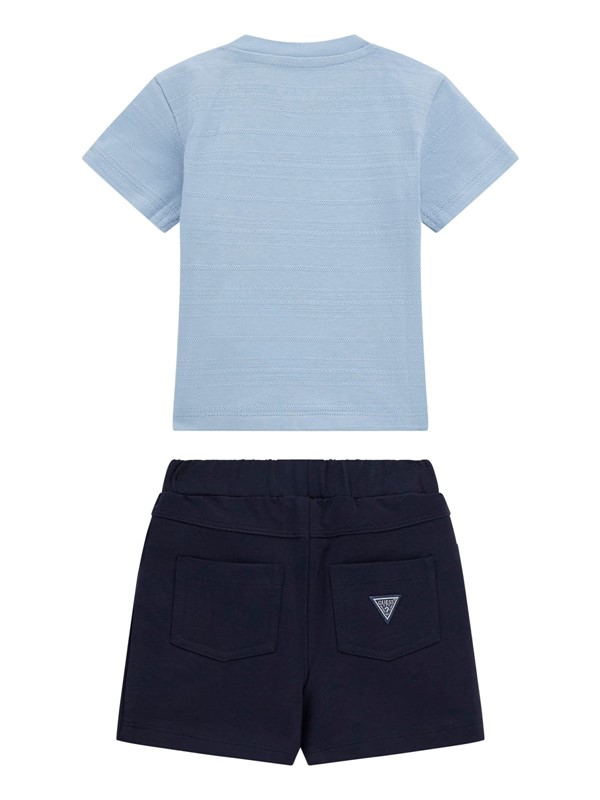 Set t-shirt+terry shorts_cere