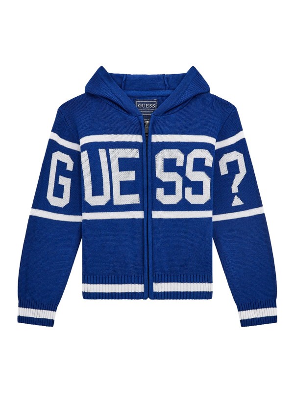 Hooded ls sweater w/zip