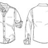 Str. poplin adj. ls shirt