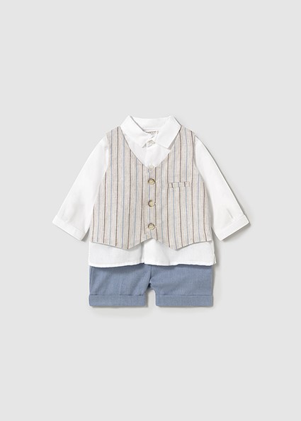 Compl. pantalone corto gilet