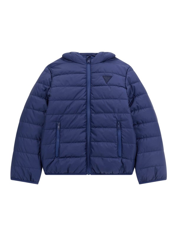 Hooded ls padded puffer w/zip