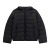 Hooded ls padded puffer w/zip