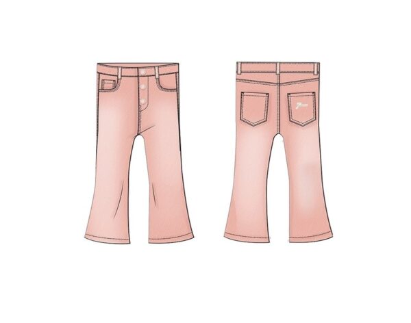 Gmd str bull dnm flare pants