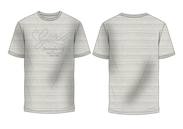 Jacquard jersey ss t-shirt_cer