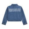Rigid denim jacket w/4g laser