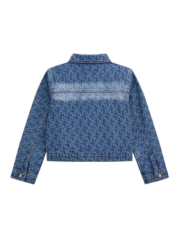 Rigid denim jacket w/4g laser