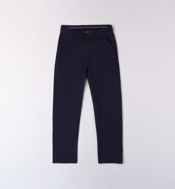 Pantalone tessuto navetta lungo