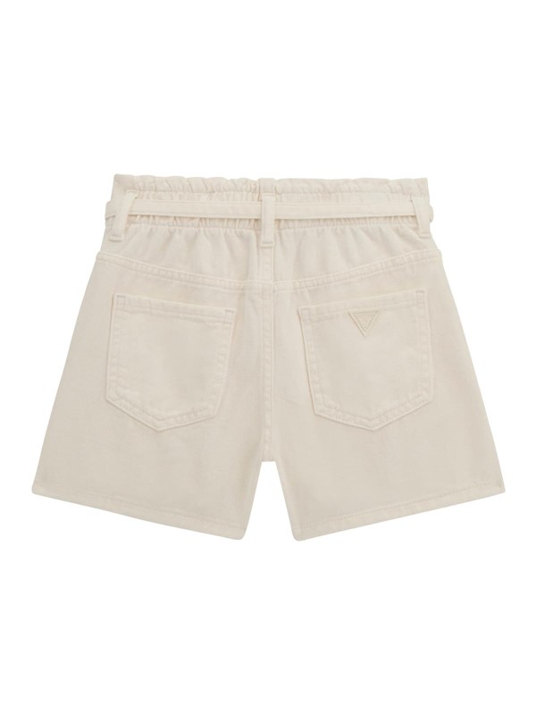 Rigid bull denim shorts