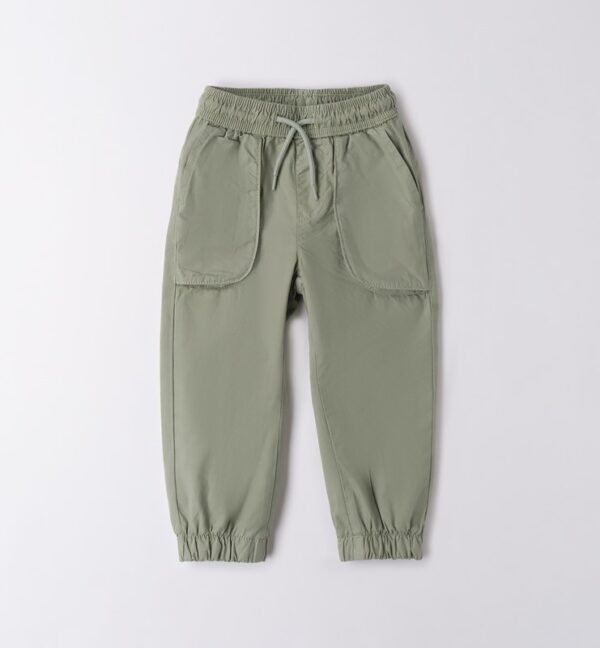Pantalone tessuto navetta lungo