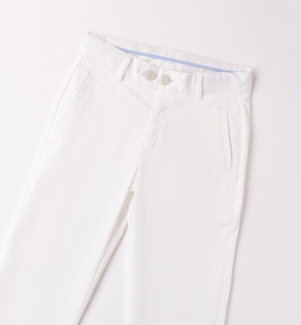 Pantalone tessuto navetta lungo