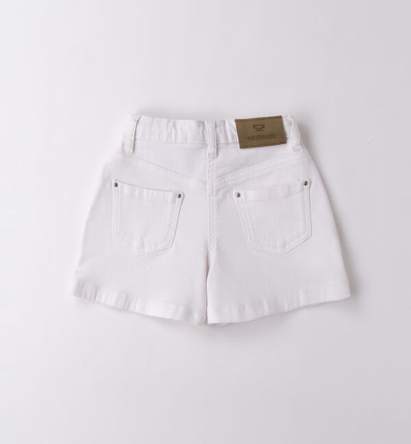 Pantalone tessuto navetta corto