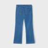 Leggigns flare knit denim