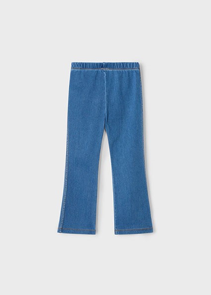 Leggigns flare knit denim