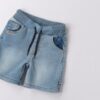 Pantalone denim corto