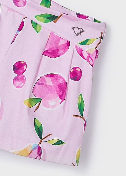 Gonna pantalone stampato