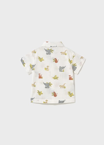 Camicia m/c  stampata