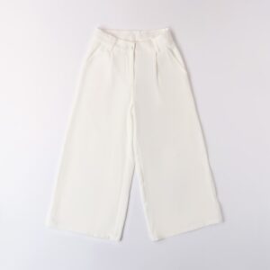 Pantalone tessuto navetta lungo