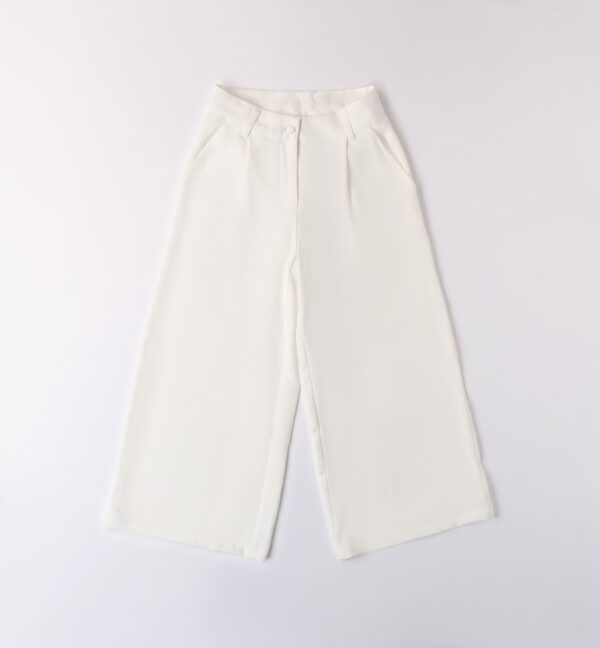 Pantalone tessuto navetta lungo
