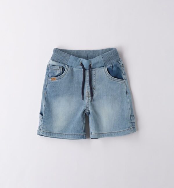 Pantalone denim corto