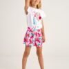 Gonna pantalone stampato