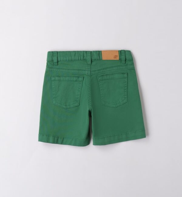 Pantalone tessuto navetta corto