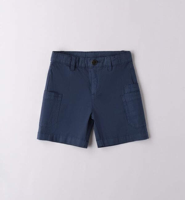 Pantalone tessuto navetta corto