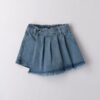 Pantalone denim corto