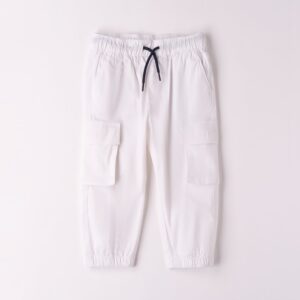 Pantalone tessuto navetta lungo