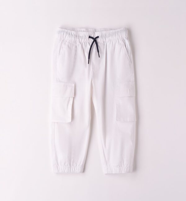 Pantalone tessuto navetta lungo