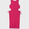 Vestito midi costine
