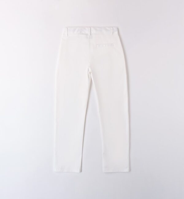 Pantalone tessuto navetta lungo