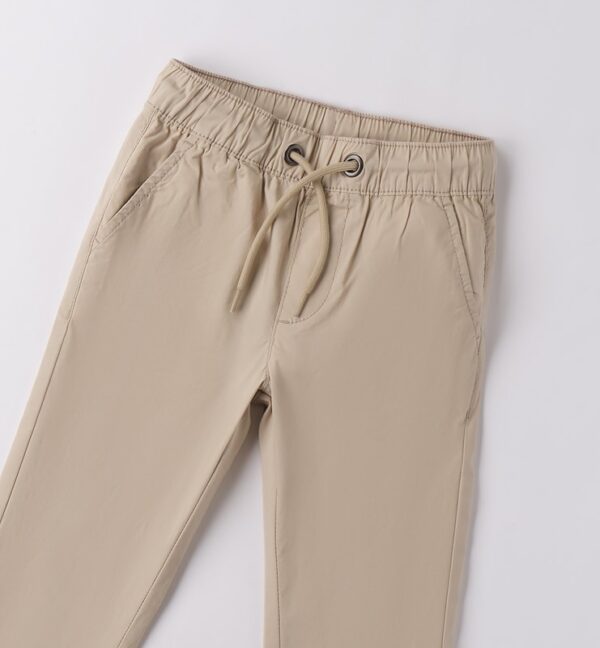 Pantalone tessuto navetta lungo