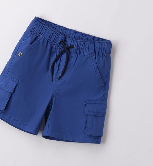 Pantalone tessuto navetta corto