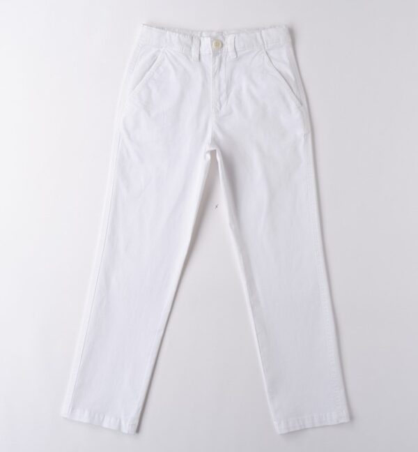 Pantalone tessuto navetta lungo