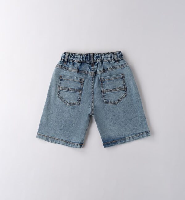 Pantalone denim corto