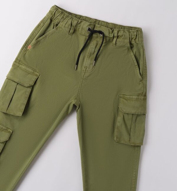 Pantalone tessuto navetta lungo